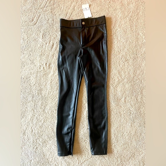 Zara Pants - Zara Women’s Black Leather Leggings